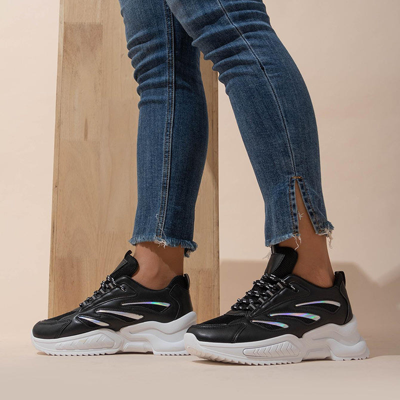 Women's Casual Mesh Dad Shoes Thick Bottom Sports Shoes
