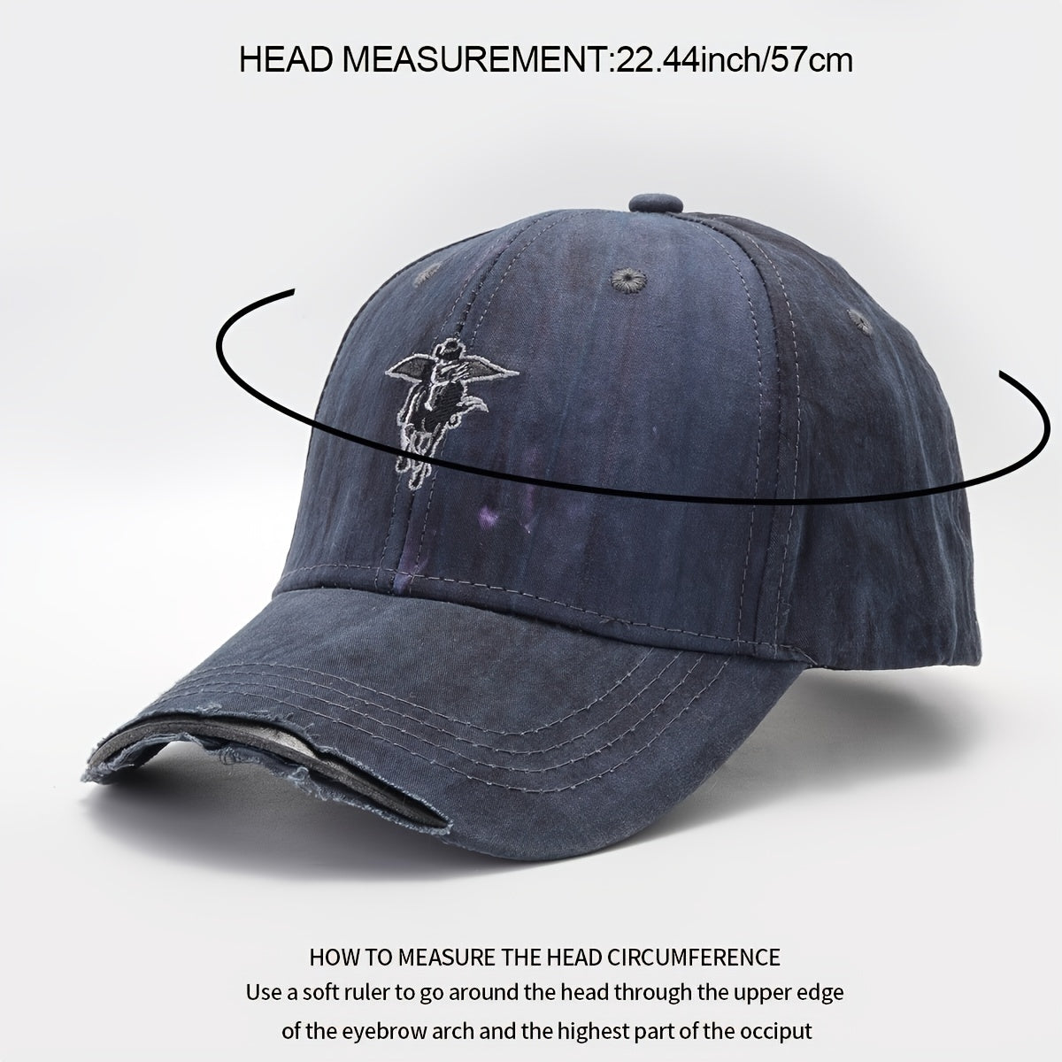 Summer Casual Embroidered Horse Baseball Cap
