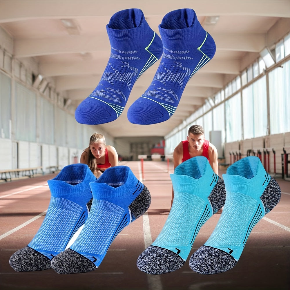 3 Pairs Outdoor Running Socks Anti-Odor Breathable Cycling Short Socks
