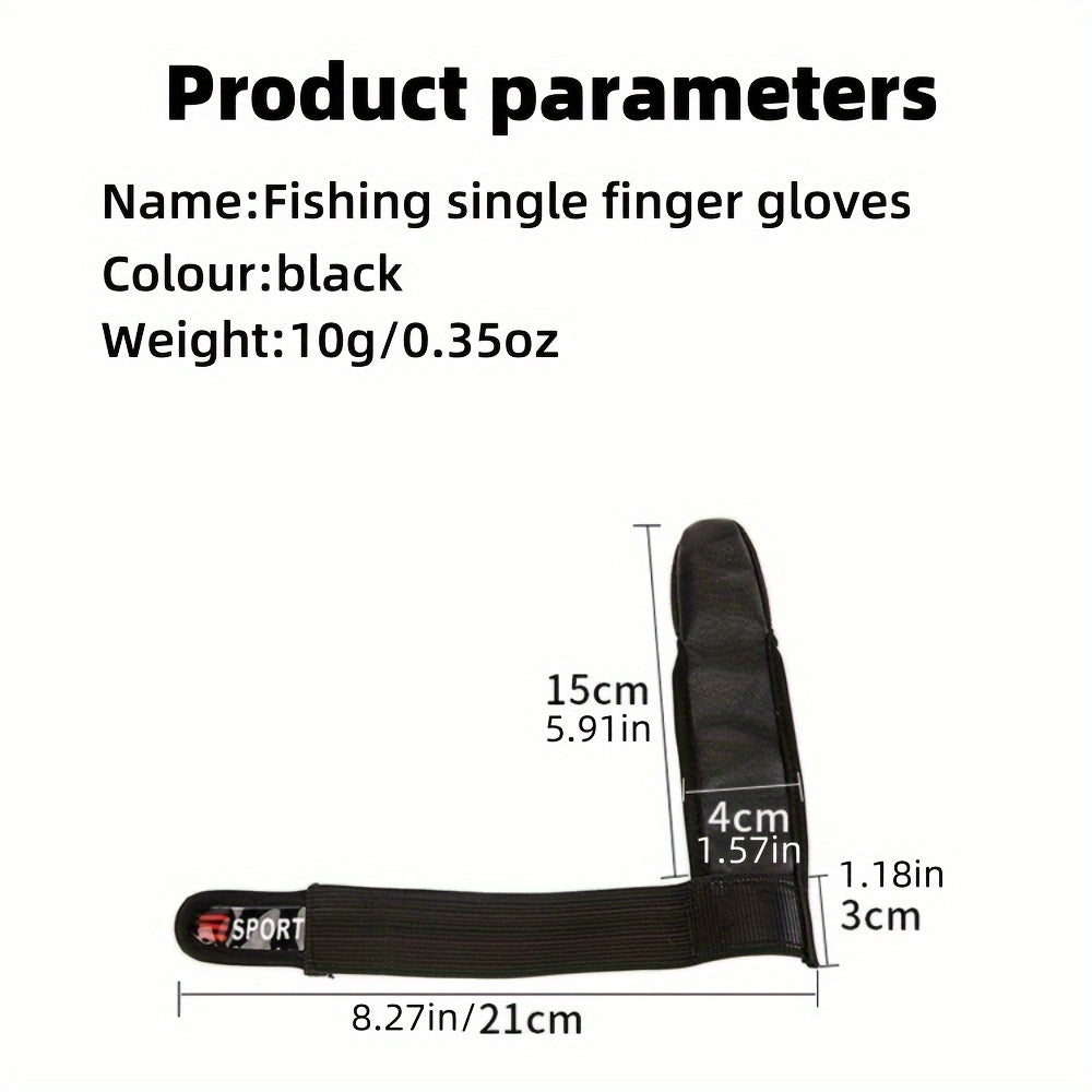 3 Pack Anti Slip Fishing Gloves Finger Protectors