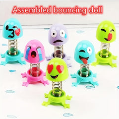 4pcs Mini Bouncing Elf Toy Party Gift Car Decoration