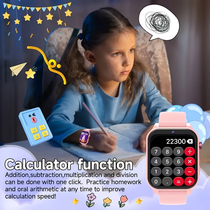 Kids Smart Watch with Games LED Camera Alarm Clock Pedometer Calculator