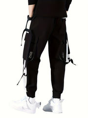 Men's Casual Cargo Pants With Pockets Work Clothes For Mountaineering Hiking