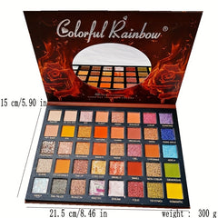 Rose Flame 40 Colors Eyeshadow Palette Matte Pearly Finish