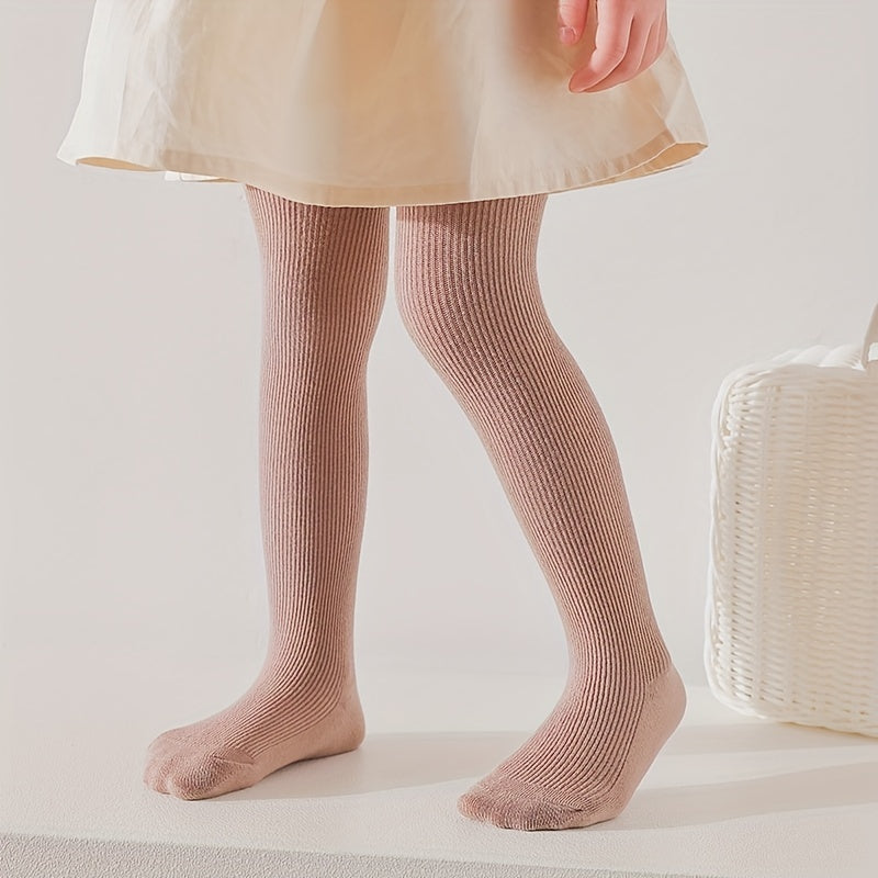 Girls Cotton Footed Leggings Children's Outerwear
