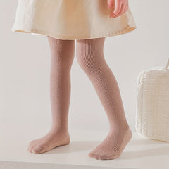 Girls Cotton Footed Leggings Children's Outerwear