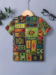 Kids Graphic T-shirt Active Short Sleeve Tee for Summer