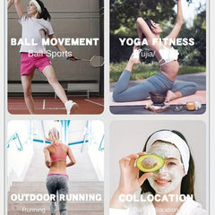 Elastic Solid Head Band for Women Workout Hair Bands