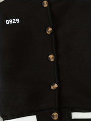 Boys Number Print Block Jacket