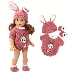 Bean Paste Onesie Doll Clothes Set for 17" Dolls