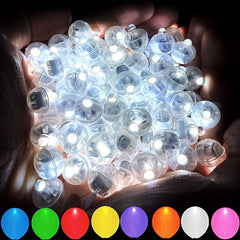 10pcs Multicolor LED Balloon Light Rainbow Mini Ball Light For Party Event