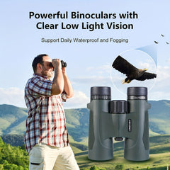 TK12x42 Waterproof & Fogproof Binoculars for Adults