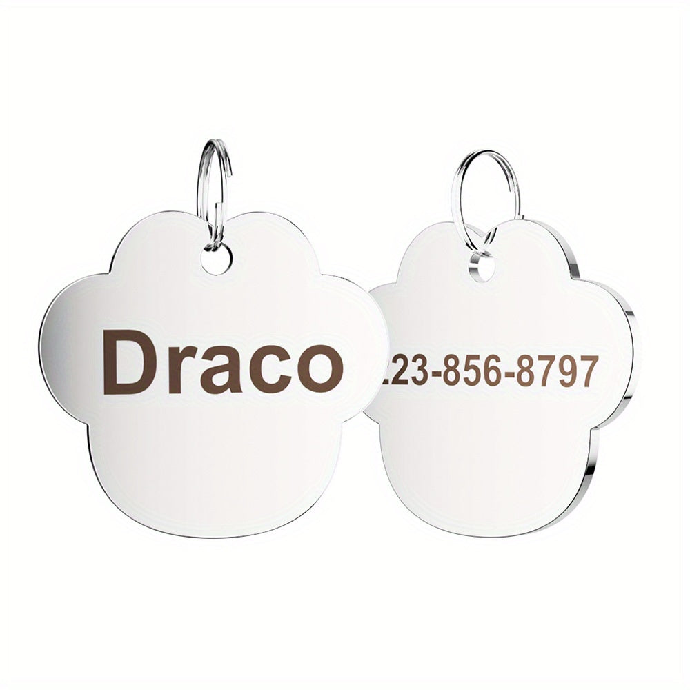 Funny Pet Dog Tag Custom Engraved ID Tags