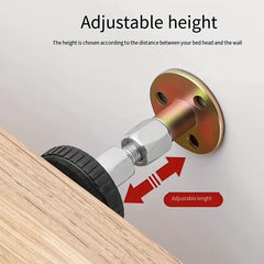 Adjustable Threaded Bed Frame Anti Shake Tool Headboard Stoppers for Beds Sofas