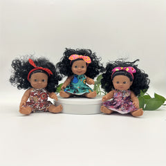 Soft Glue Doll with Multiple Hair Rings