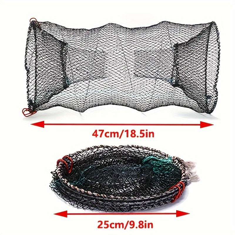 Foldable Spring Fishing Cage Automatic Opening Crab Net