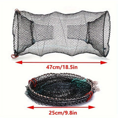 Foldable Spring Fishing Cage Automatic Opening Crab Net