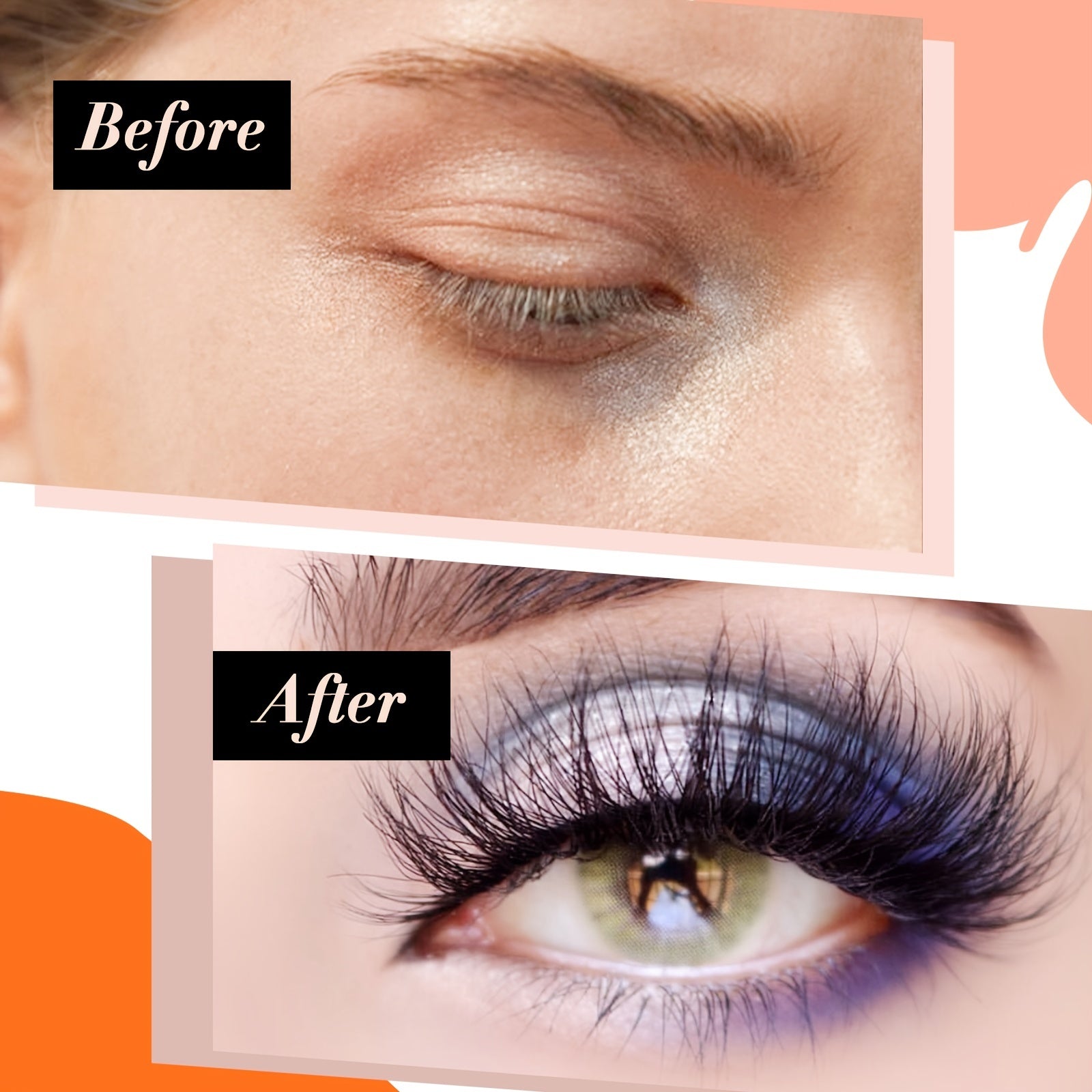 10 Pairs Fluffy 3D Faux Mink Eyelashes Soft Natural Extensions Dramatic Makeup