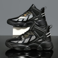 Men's Big & Tall Basketball Shoes Non Slip Lace Up Sneakers