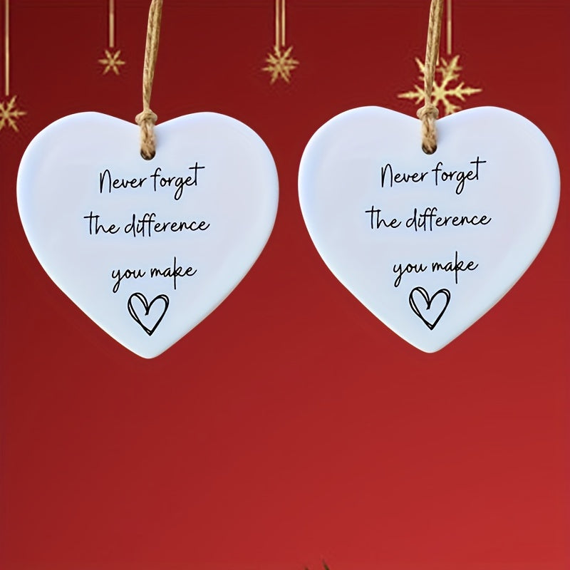 2pcs Thank You Gift Never Forget The Difference You Make Friendship Gift