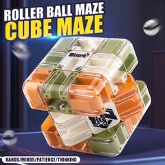 3D Maze Cube Puzzle with 48 Magnets Interlocking for Kids & Adults