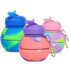 550ml Collapsible Water Bottle Portable Silicone Water Bottles