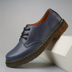 Men's Derby Shoes Lace up Front Business Formal Tie Optional