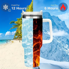 40oz Halloween Stainless Steel Insulated Water Cup Large Capacity Leakproof Cup