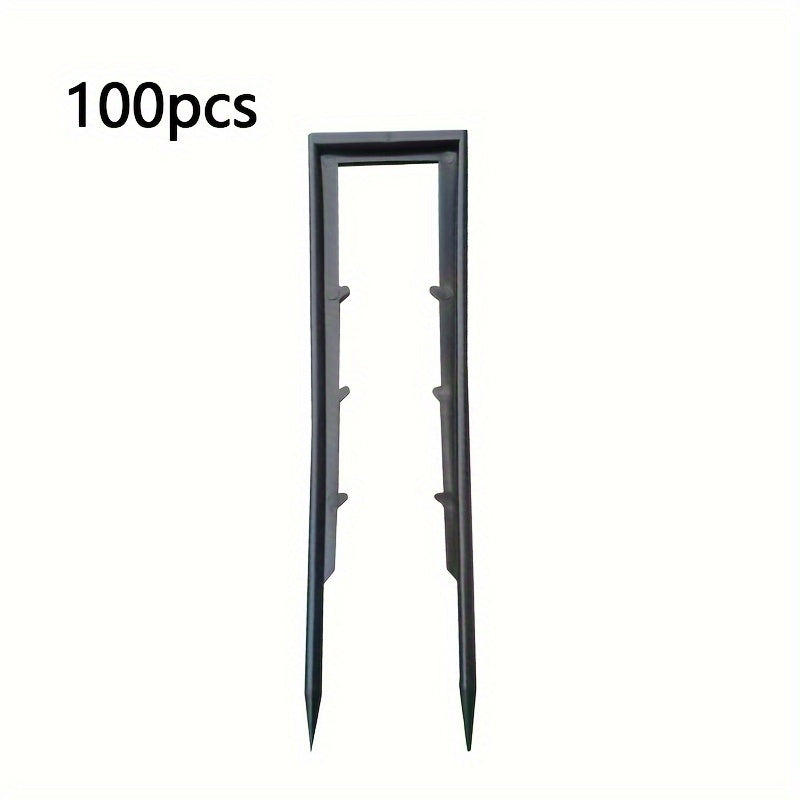 Gardening Shed Cloth Fixed Nails - 50/100PCS Plastic U shaped Ground Nails