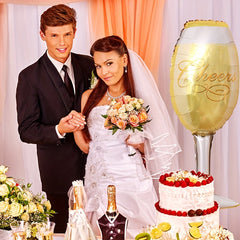 1pc Cheers Goblet Balloon Large Wine Glass Balloon
