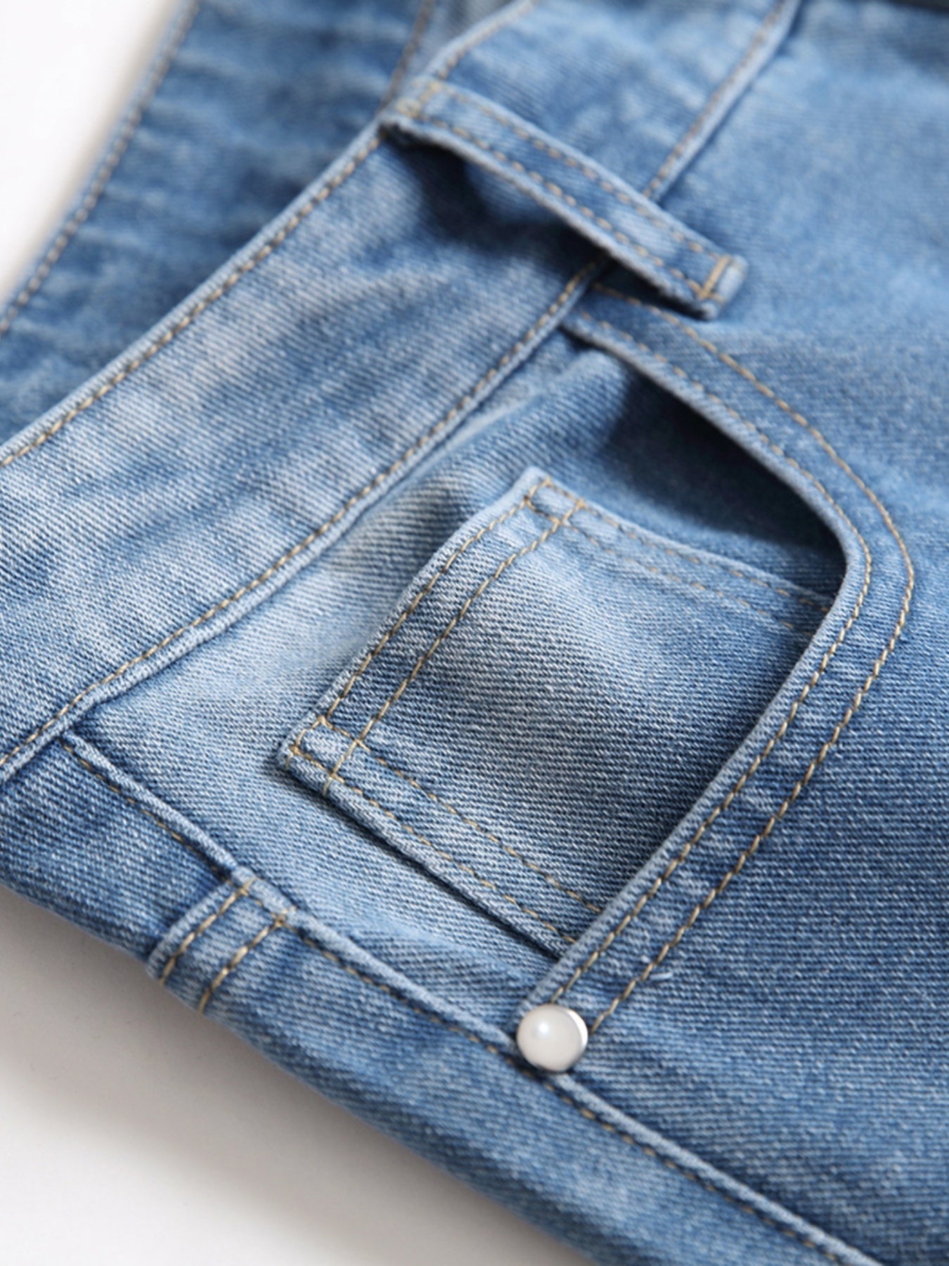 Men's Distressed Jeans Casual Street Style Denim Pants