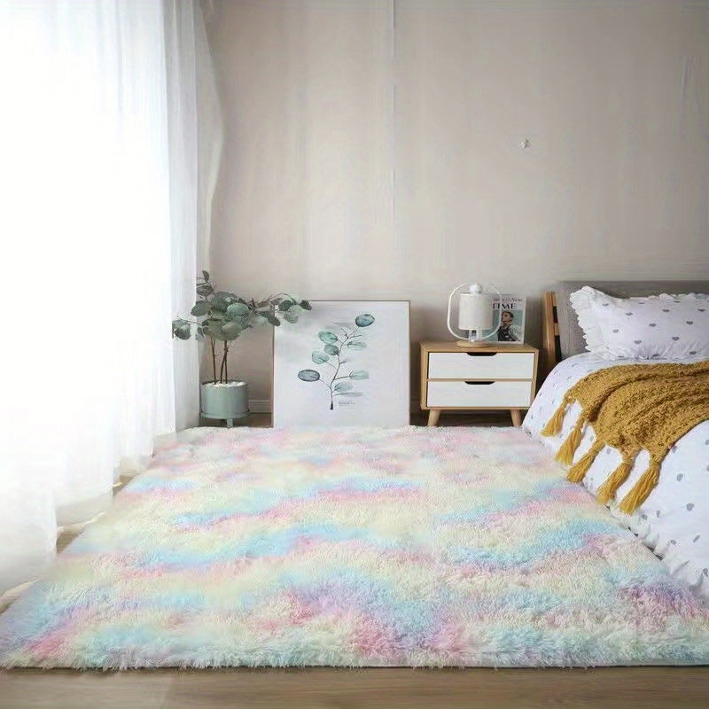 Soft Plush Shag Area Rug for Living Room - Fluffy Shaggy Floor Carpet