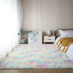 Soft Plush Shag Area Rug for Living Room - Fluffy Shaggy Floor Carpet