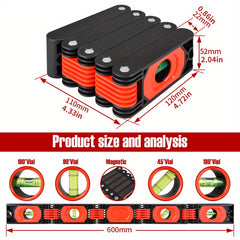 Woodworking Tool Level Folding Ruler High Precision Construction Measurement
