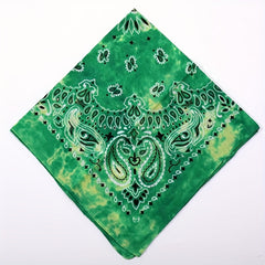 Tie Dye Waist Square Scarf Insect Scarf Cycling Men Women Street Dance Headscarf