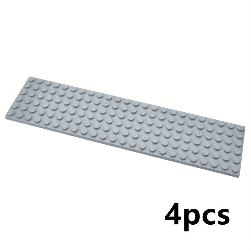 4pcs Thin Bricks 3026 Plate 6x24 Dots DIY Building Blocks Toy