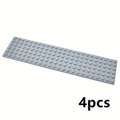 4pcs Thin Bricks 3026 Plate 6x24 Dots DIY Building Blocks Toy