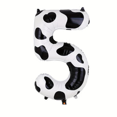 Cow Print Birthday Balloons Farm Themed Party Decor