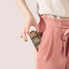 Portable Weekly Pill Organizer with Morning Afternoon Evening Compartments