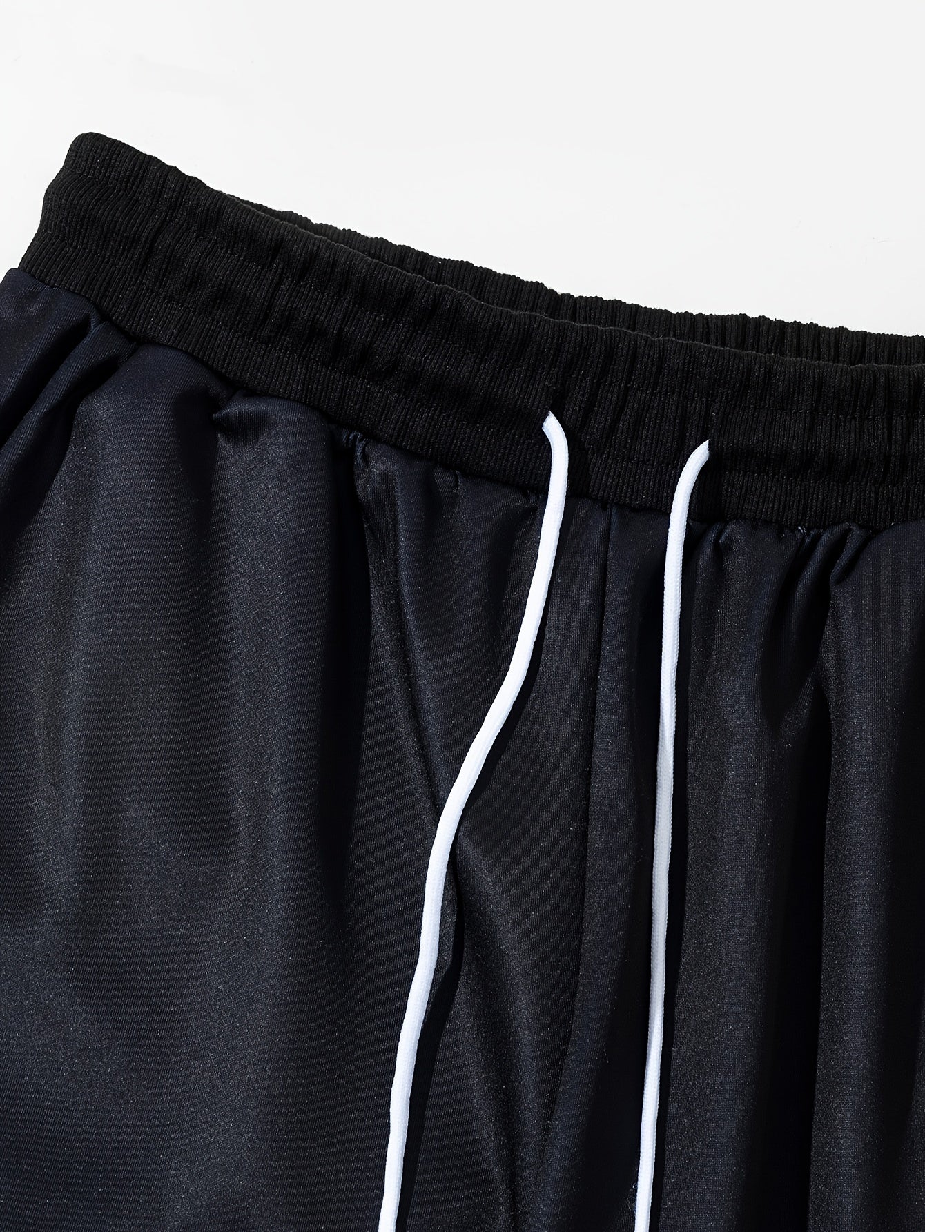 Pattern Drawstring Sweatpants Loose Fit Casual Pants Men's Joggers