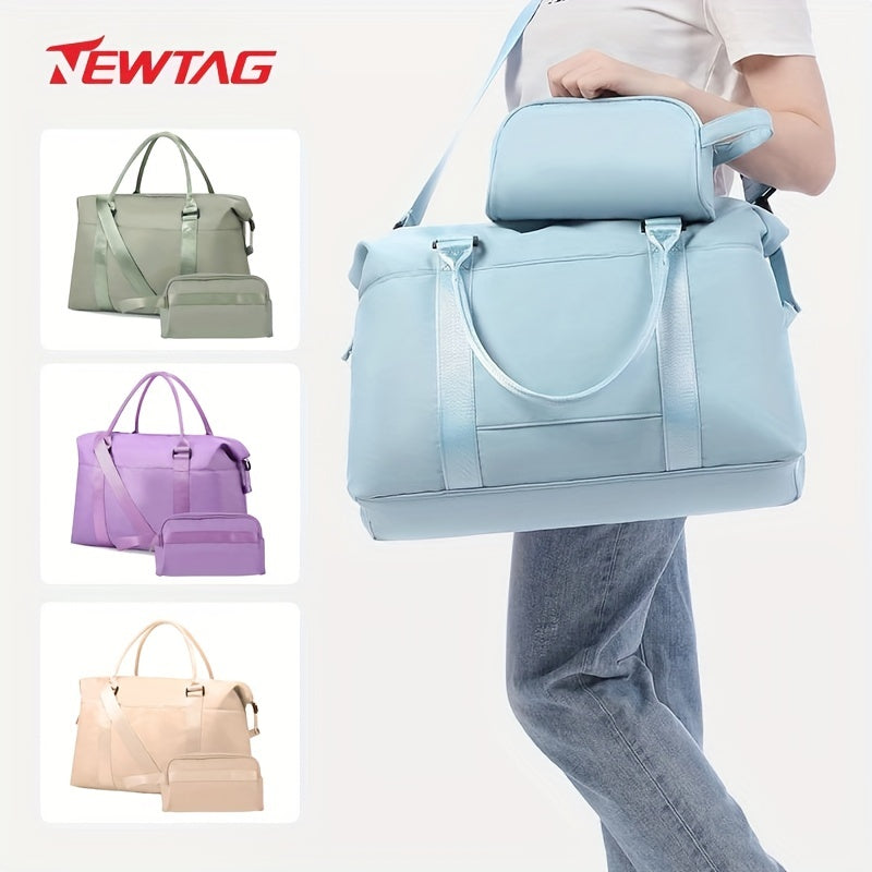 Portable Sports Travel Bag With Small Wash Bag Large Capacity Handbag