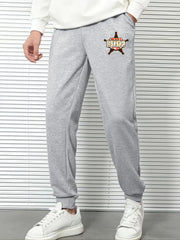 Letter Graphic Print Men's Sweatpants