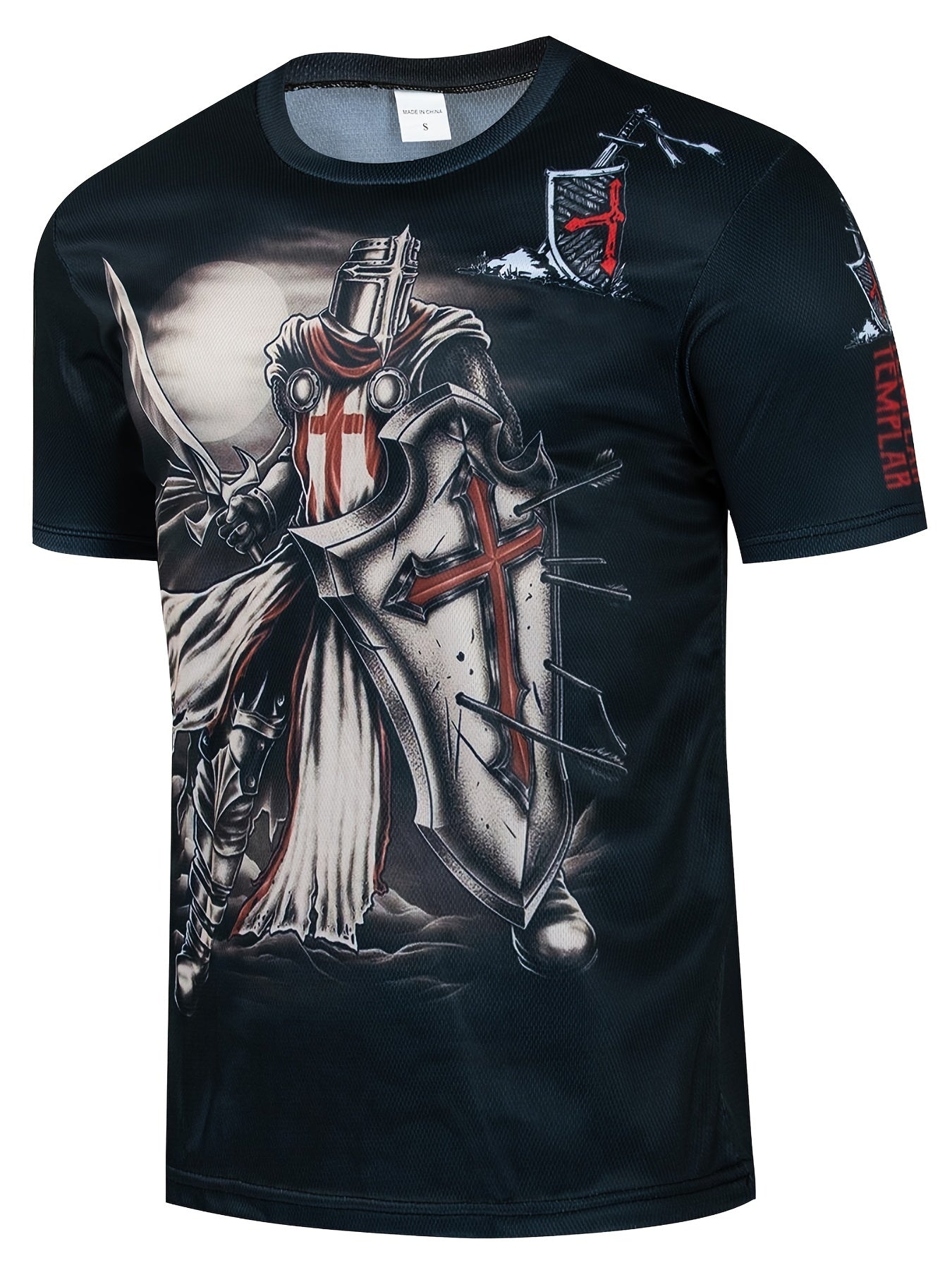 Men's Graphic Active T-shirt Casual Comfy Tees For Summer