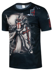 Men's Graphic Active T-shirt Casual Comfy Tees For Summer
