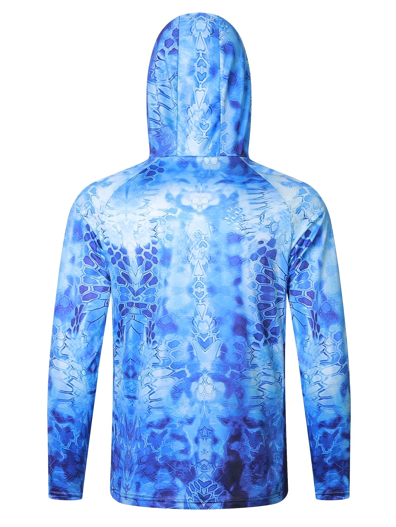 Men's UPF 50 Sun Protection Shirt with Hood and Mask
