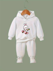 OERYUI Skate Bunny Hooded Pullover Pants Set - Sports Spring Fall Gift