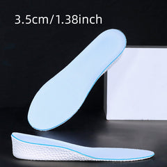 Height Increased Popcorn Memory Foam Insoles for Men Women