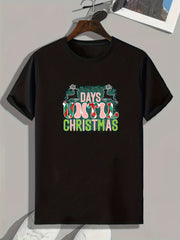 Christmas Pattern Men's Sports T-shirt - Fitness Gift