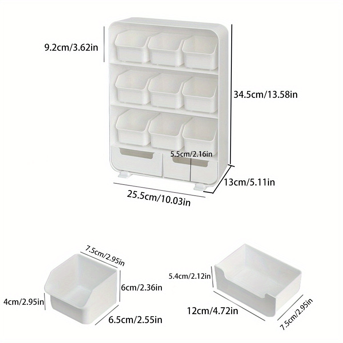 Drawer Type Stationery Supplies Rack Classroom Pencil Pen Eraser Storage Box