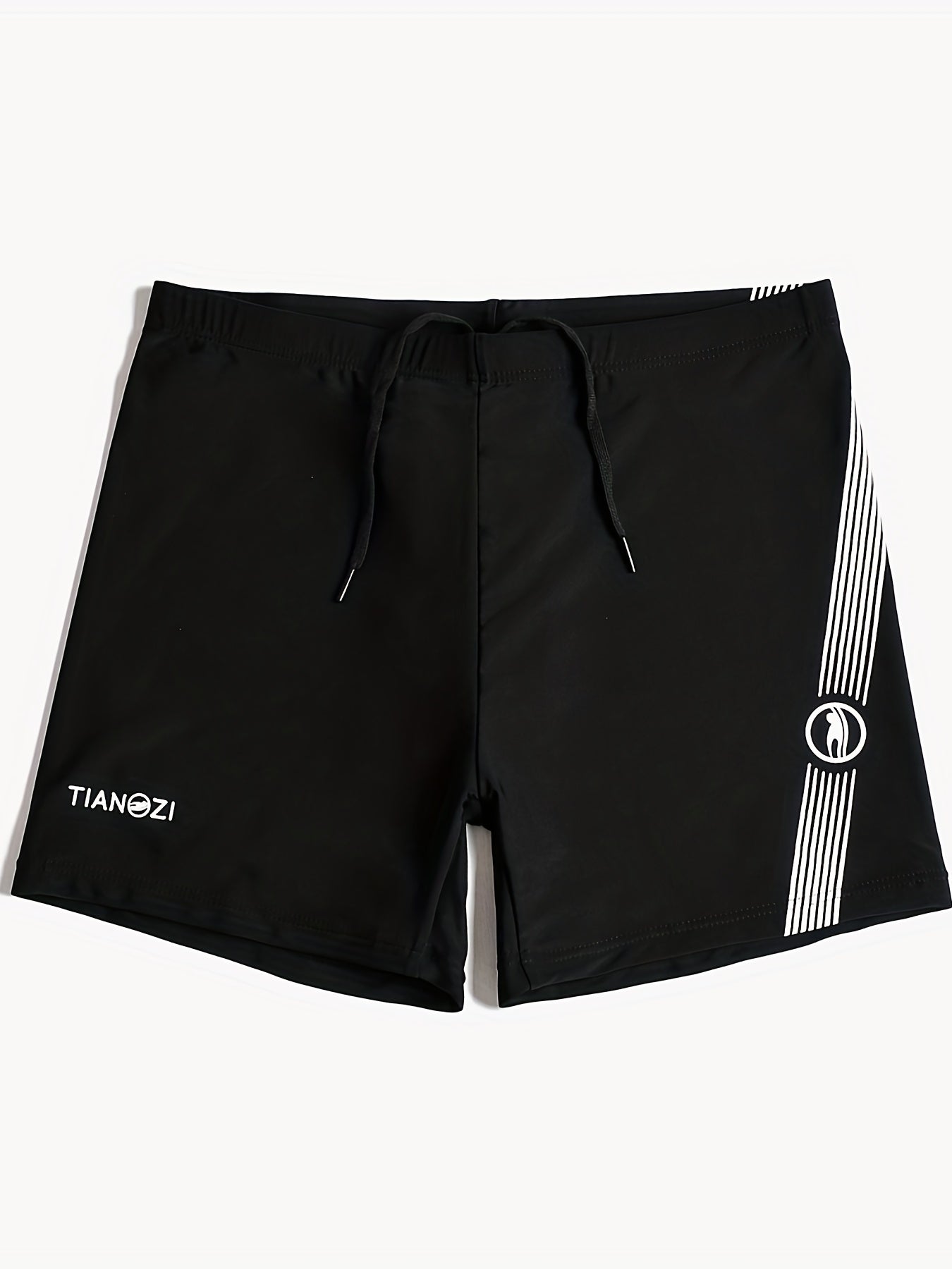 Men's Vintage Swim Trunks High Stretch Swimwear for Summer